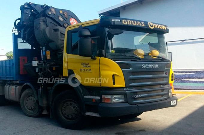 Camión grúa hidráulica (sin JIB)