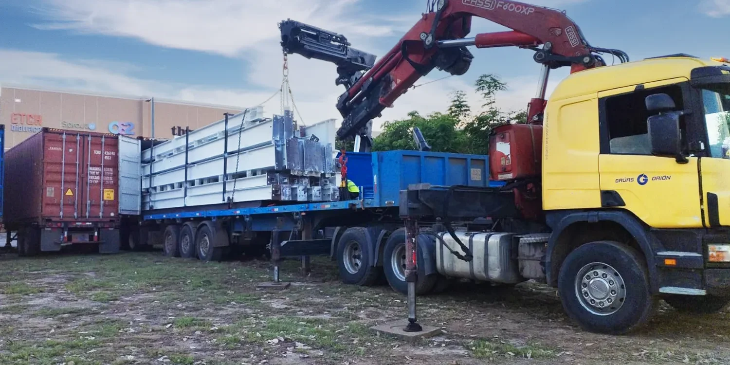 transporte de equipamiento pesado