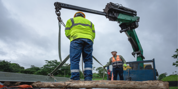 Medidas de seguridad en grúas
